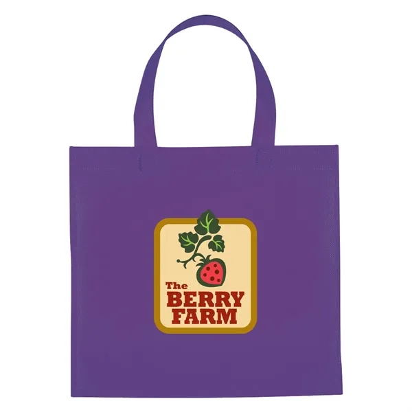 Tote bag made of 80 gram non-woven coated water-resistant polypropylene with... from ASI 61125 Hit Promotional Products / Hit®