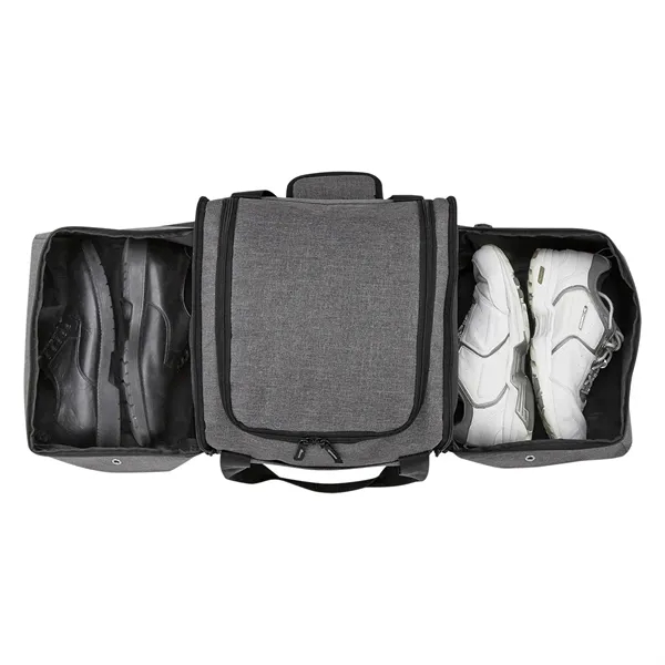 Duffel bag made of polycanvas with side handles, shoulder strap, multiple... from ASI 61125 Hit Promotional Products / Hit®