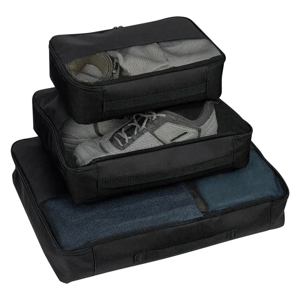 3-in-1 travel bag set with small, medium, and large bags made... from ASI 61125 Hit Promotional Products / Hit®