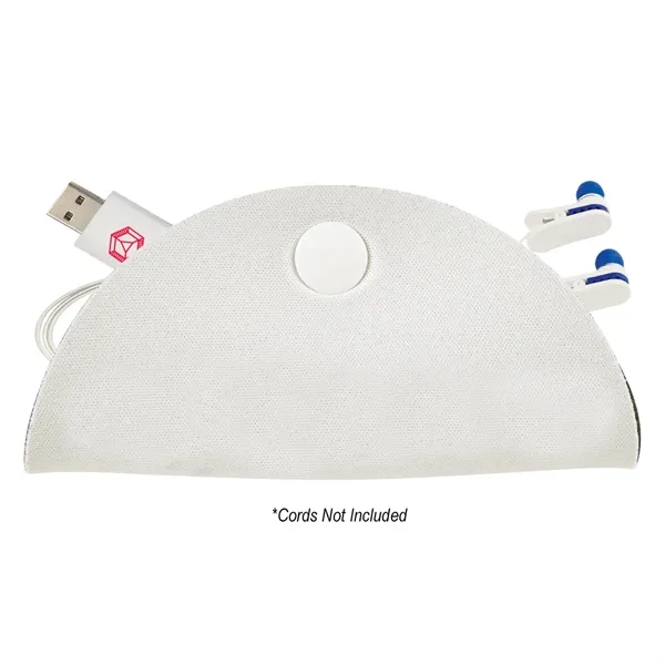 Tech taco cord organizer made of 2.5 mm neoprene that stretches... from ASI 61125 Hit Promotional Products / Hit®