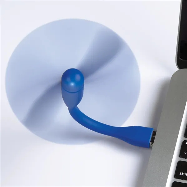 Mini USB fan made of flexible material and compatible with devices... from ASI 61125 Hit Promotional Products / Hit®