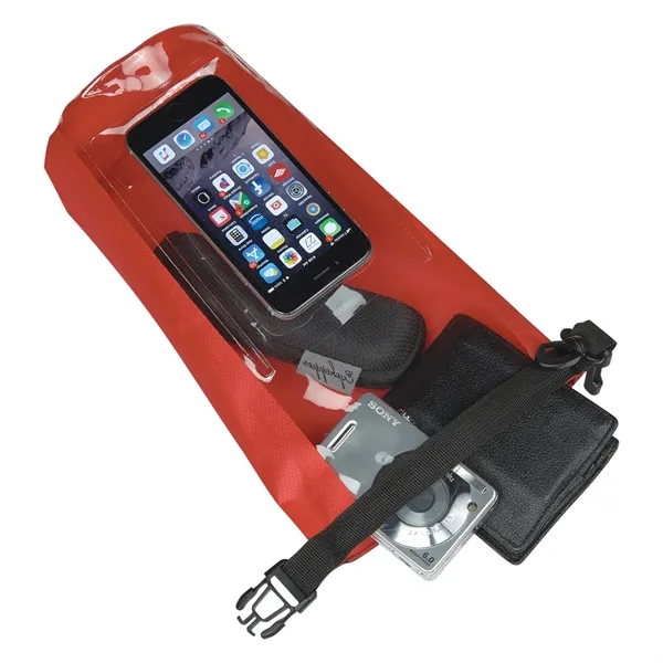 Waterproof bag made of ripstop polyester with PVC backing, phone pocket... from ASI 61125 Hit Promotional Products / Hit®