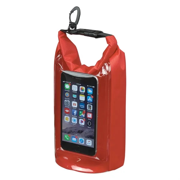 Waterproof bag made of ripstop polyester with PVC backing, phone pocket... from ASI 61125 Hit Promotional Products / Hit®
