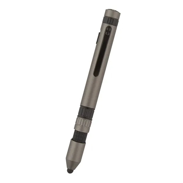 6-in-1 multipurpose pen with a compass, light, screwdriver with bits, stylus,... from ASI 61125 Hit Promotional Products / Hit®