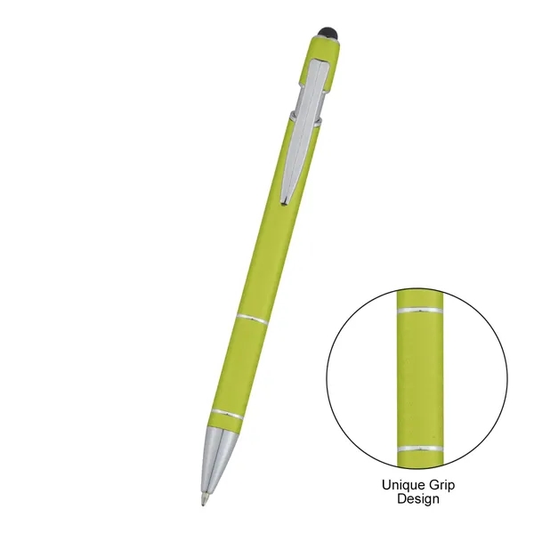 Varsi Incline pen made of aluminum with plunger-action mechanism, a stylus,... from ASI 61125 Hit Promotional Products / Hit®