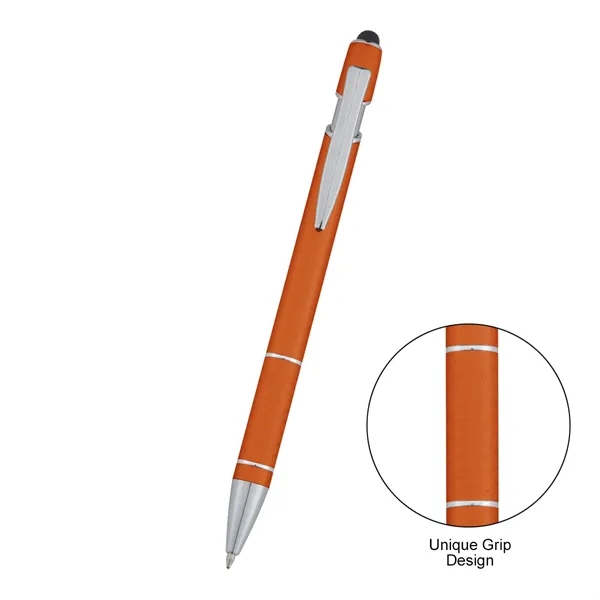 Varsi Incline pen made of aluminum with plunger-action mechanism, a stylus,... from ASI 61125 Hit Promotional Products / Hit®