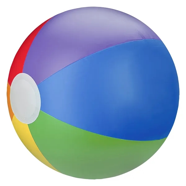 Rainbow beach ball measuring 16" for fun when bouncing at the... from ASI 61125 Hit Promotional Products / Hit®