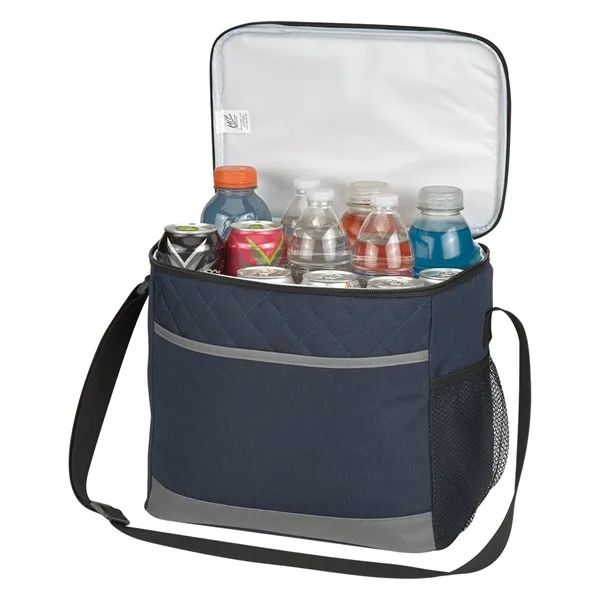 Carter quilted cooler bag made of polyester with PEVA lining, an... from ASI 61125 Hit Promotional Products / Hit®