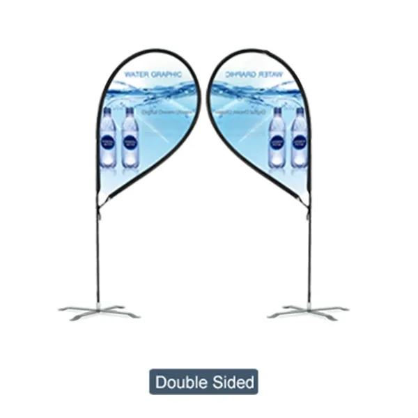 9-ft R-shaped double sided flag for advertisement.... from ASI 66230 Landes Inc