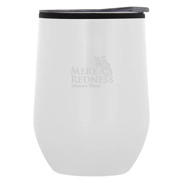 12 oz. BPA-free wine cup with non-slip bottom, stainless steel outer,... from ASI 61125 Hit Promotional Products / Hit®