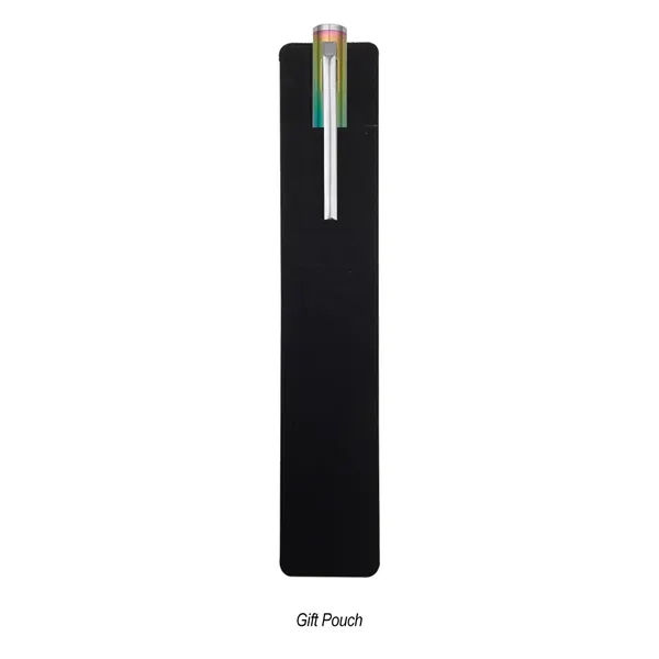 5 1/2" twist-action pen made of aluminum with an iridescent rainbow... from ASI 61125 Hit Promotional Products / Hit®