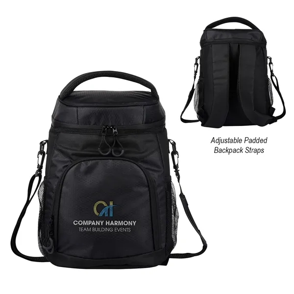10 1/2" x 15 1/4' x 7" insulated backpack with PEVA... from ASI 61125 Hit Promotional Products / Hit®