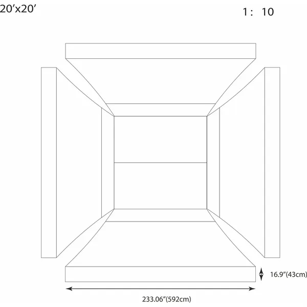 A sturdy 20' x 20' canopy tent with custom sizing for... from ASI 66230 Landes Inc