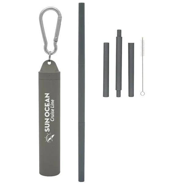 Reusable straw that measures 9" and wire cleaning brush in a... from ASI 61125 Hit Promotional Products / Hit®