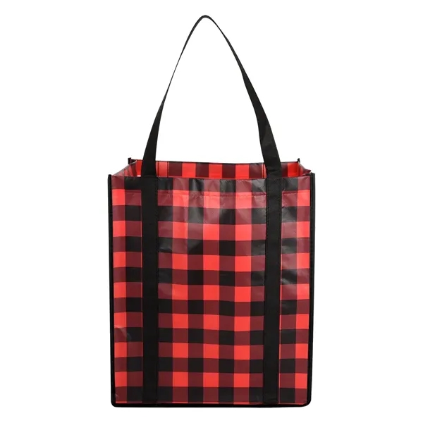 Northwoods laminated non-woven tote bag with long handles for comfortably carrying... from ASI 61125 Hit Promotional Products / Hit®
