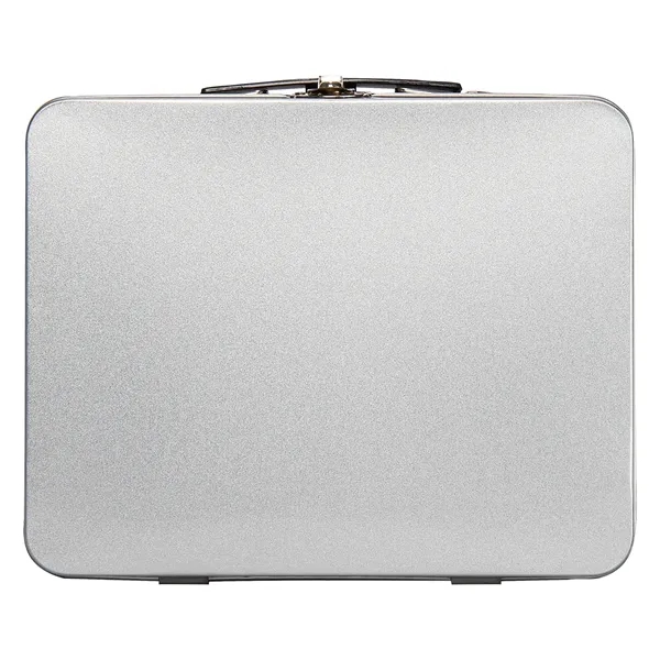 Throwback tin lunch box for taking your meal to work or... from ASI 61125 Hit Promotional Products / Hit®