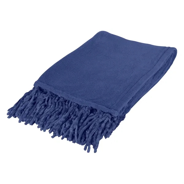 Chateau Chenille fringed blanket for adding a decorative accent or keeping... from ASI 61125 Hit Promotional Products / Hit®