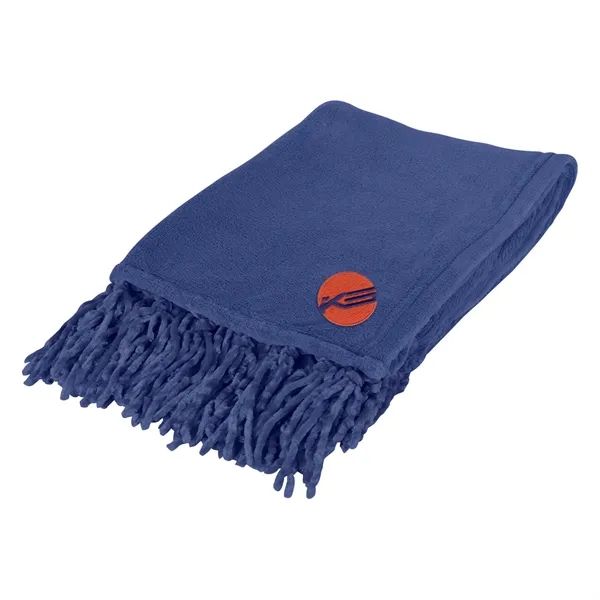 Chateau Chenille fringed blanket for adding a decorative accent or keeping... from ASI 61125 Hit Promotional Products / Hit®