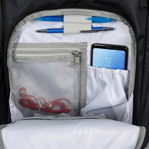 RFID laptop backpack and briefcase with several pockets and added features... from ASI 61125 Hit Promotional Products / Hit®