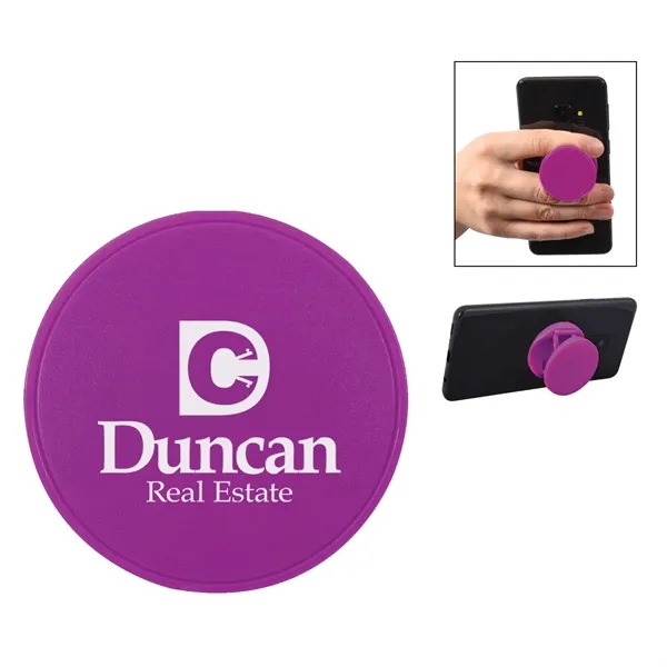 Collapsible phone grip and stand for taking calls, making video calls,... from ASI 61125 Hit Promotional Products / Hit®