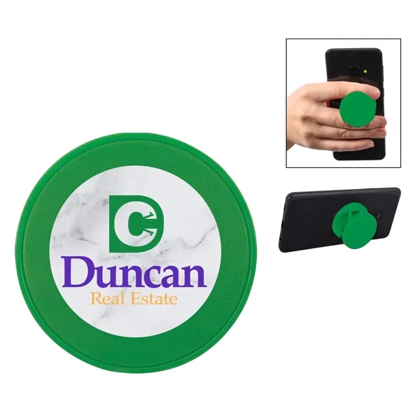 Collapsible phone grip and stand for taking calls, making video calls,... from ASI 61125 Hit Promotional Products / Hit®