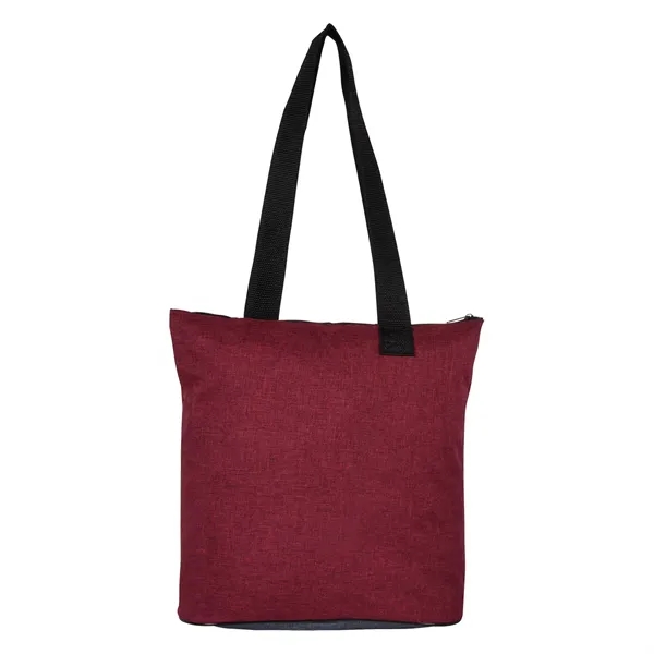 Heathered fun tote bag for carrying your essential items from place... from ASI 61125 Hit Promotional Products / Hit®