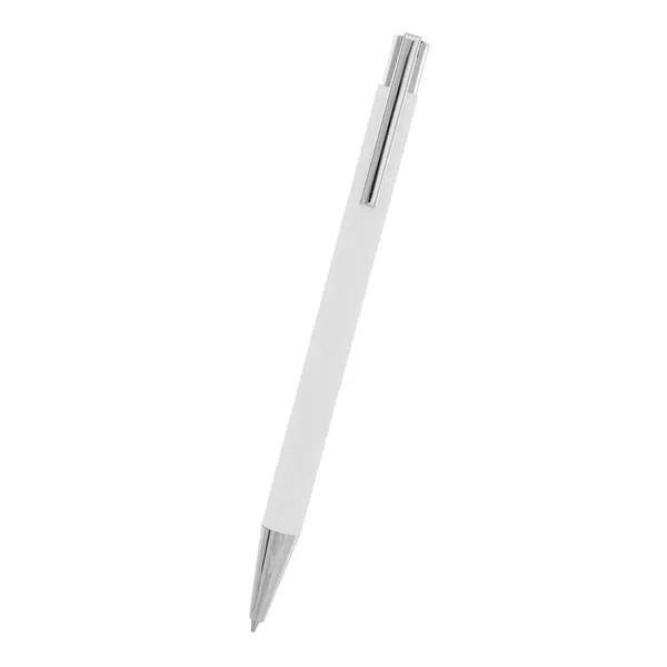 Plunger-action Beatrix pen with a rubberized aluminum body for taking notes... from ASI 61125 Hit Promotional Products / Hit®