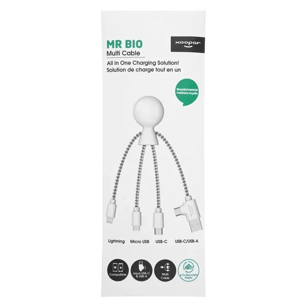 Xoopar Mr Bio all in one charging cable with various connectors... from ASI 61125 Hit Promotional Products / Hit®