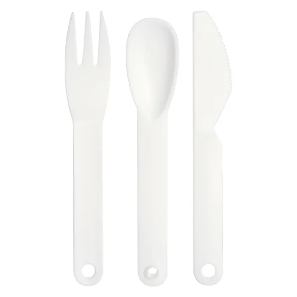 Sip and Snack reusable kit with straw, wire cleaning brush, utensils,... from ASI 61125 Hit Promotional Products / Hit®