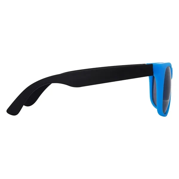 Kapowski rubberized sunglasses for a boost in style while protecting against... from ASI 61125 Hit Promotional Products / Hit®