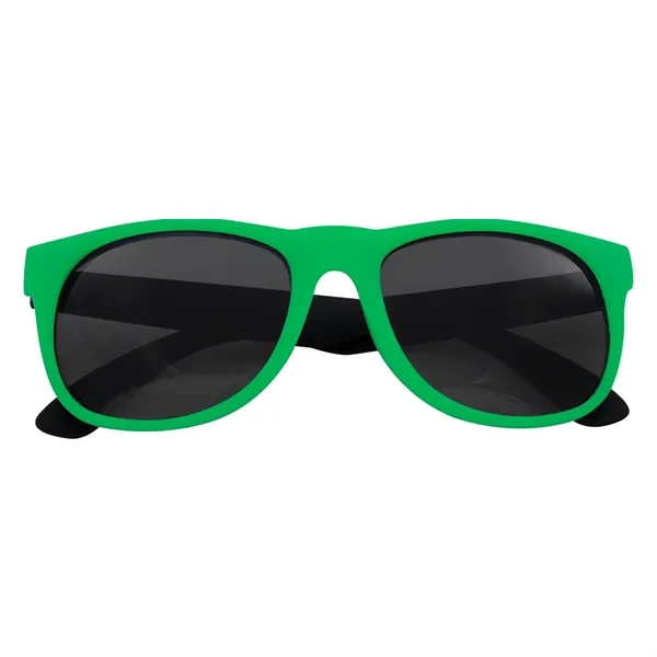 Kapowski rubberized sunglasses for a boost in style while protecting against... from ASI 61125 Hit Promotional Products / Hit®