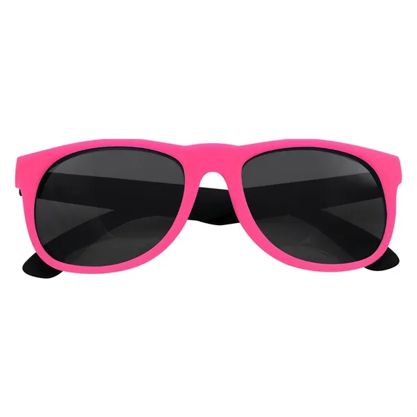 Kapowski rubberized sunglasses for a boost in style while protecting against... from ASI 61125 Hit Promotional Products / Hit®