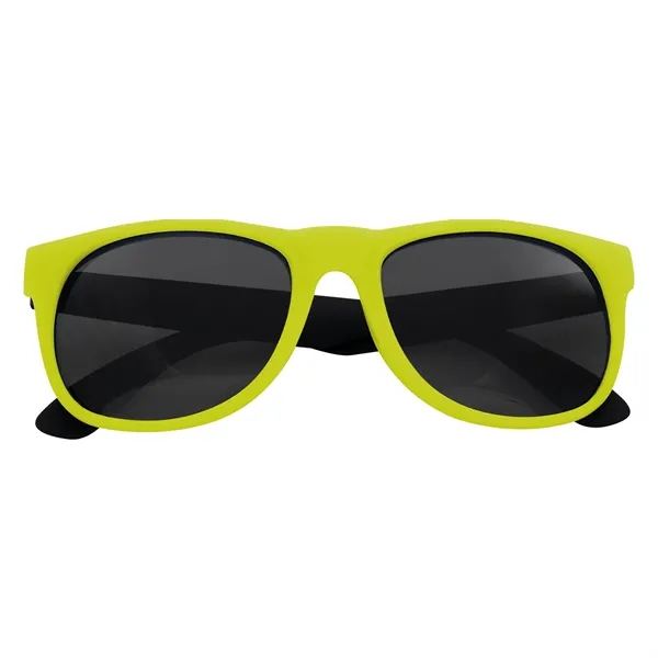 Kapowski rubberized sunglasses for a boost in style while protecting against... from ASI 61125 Hit Promotional Products / Hit®