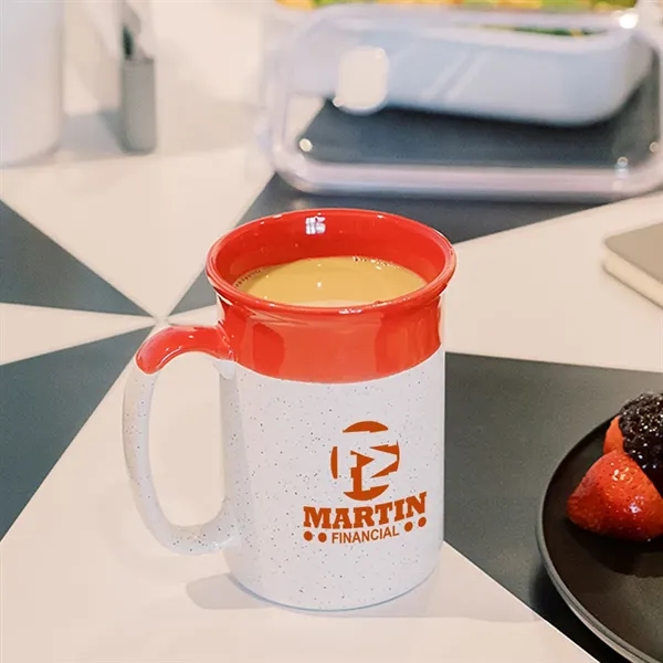 13 oz. speckled mug for enjoy a taste of your favorite... from ASI 61125 Hit Promotional Products / Hit®