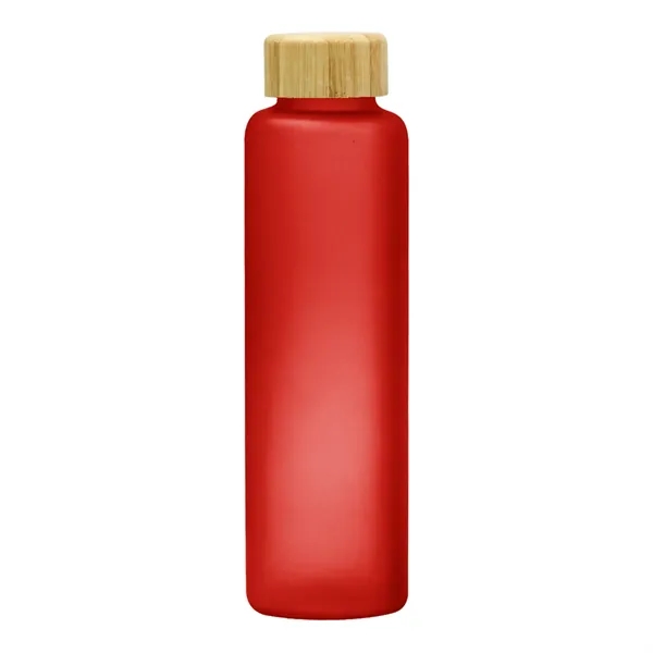 20 oz. Belle glass bottle with bamboo lid for taking a... from ASI 61125 Hit Promotional Products / Hit®