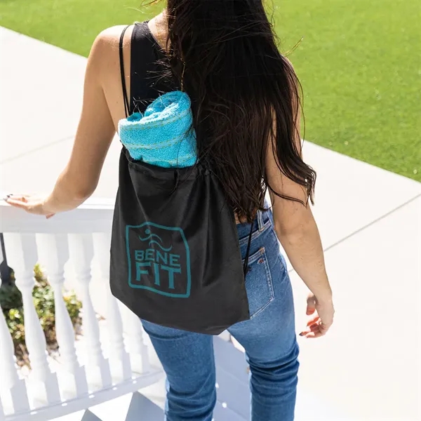 Non-woven sports pack made of 100% rPET material with a drawstring... from ASI 61125 Hit Promotional Products / Hit®