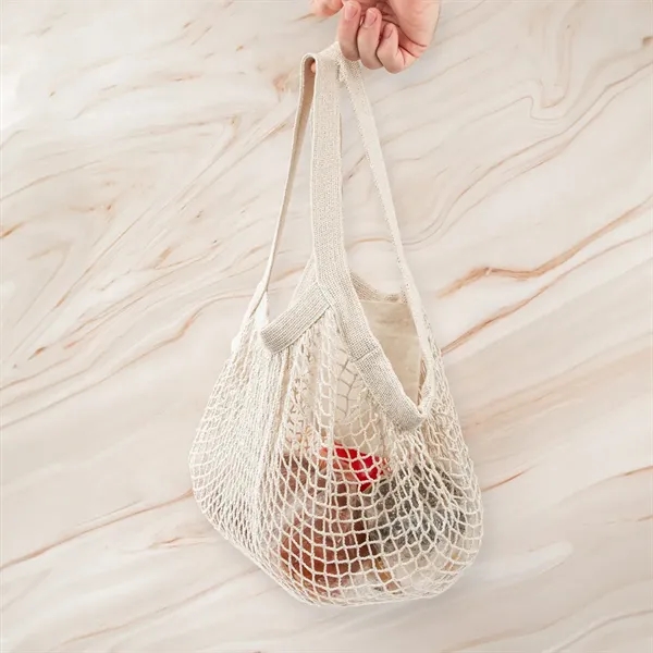 13 3/4" x 13 3/4" cotton mesh-style zippered tote bag with... from ASI 61125 Hit Promotional Products / Hit®