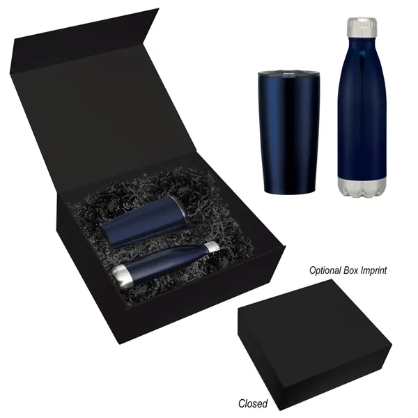 Perfect Pair gift set with 16 oz. stainless steel Swiggy sports... from ASI 61125 Hit Promotional Products / Hit®