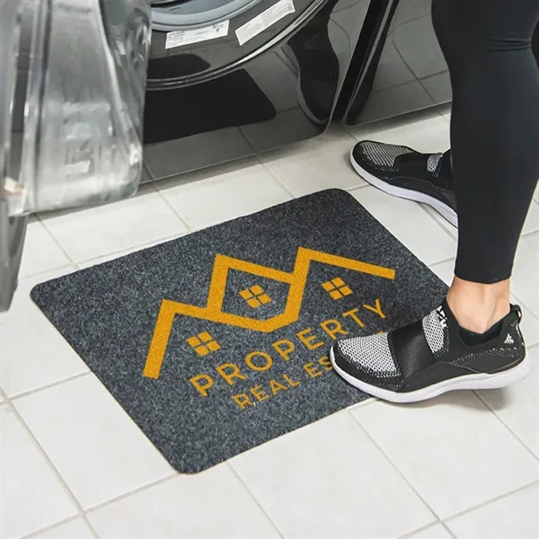 15" x 23" small interior 216 gram polyester floor mat in... from ASI 61125 Hit Promotional Products / Hit®