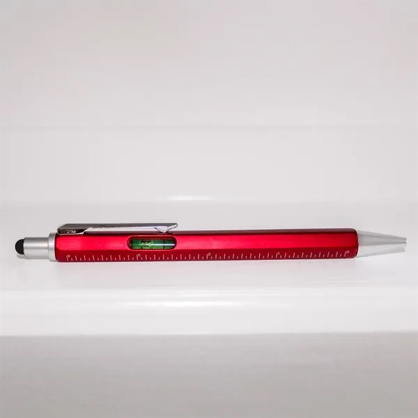 4-in-1 carpenter stylus pen with a level and 4" ruler for... from ASI 61125 Hit Promotional Products / Hit®