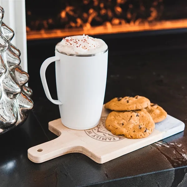 11" x 6" black marble and bamboo cutting board.... from ASI 61125 Hit Promotional Products / Hit®