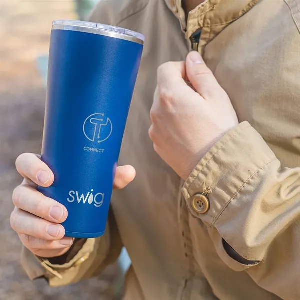 22 ounce insulated stainless steel Swig Life™ tumbler in assorted colors... from ASI 61125 Hit Promotional Products / Hit®
