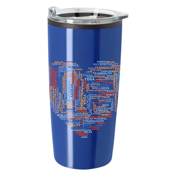 20-ounce double-wall insulated stainless steel tumbler with sliding lid.... from ASI 61125 Hit Promotional Products / Hit®