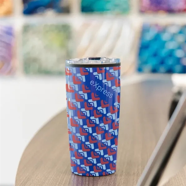 20-ounce double-wall insulated stainless steel tumbler with sliding lid.... from ASI 61125 Hit Promotional Products / Hit®