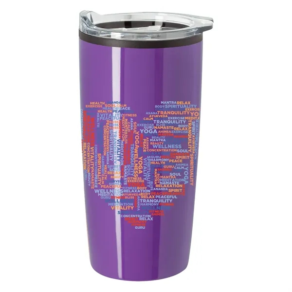 20-ounce double-wall insulated stainless steel tumbler with sliding lid.... from ASI 61125 Hit Promotional Products / Hit®