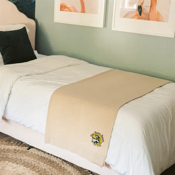 100% acrylic throw blanket in assorted colors.... from ASI 61125 Hit Promotional Products / Hit®