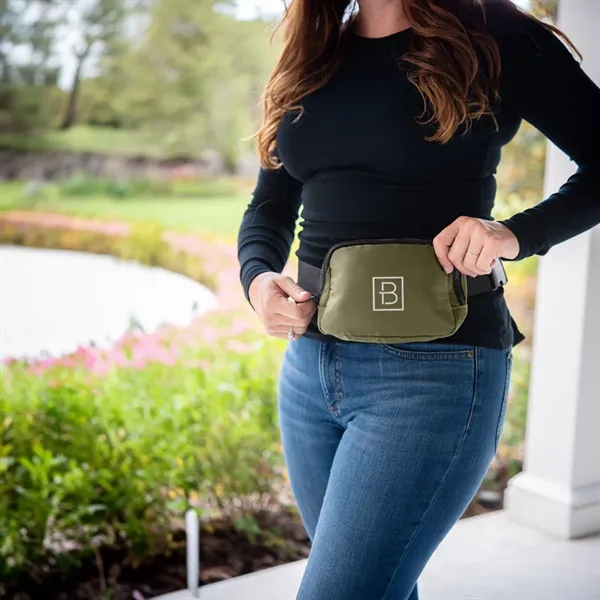 Fanny pack/sling bag with zippered closure and adjustable strap.... from ASI 61125 Hit Promotional Products / Hit®