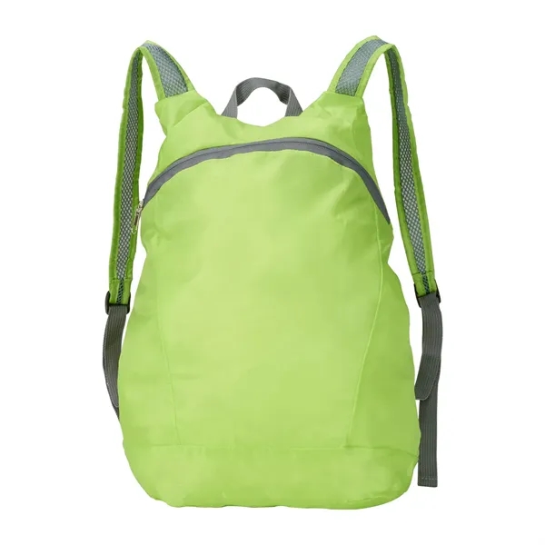 Foldable ripstop travel backpack plus 1 color silkscreen imprint on 1... from ASI 37218 Athena Promo (tm)