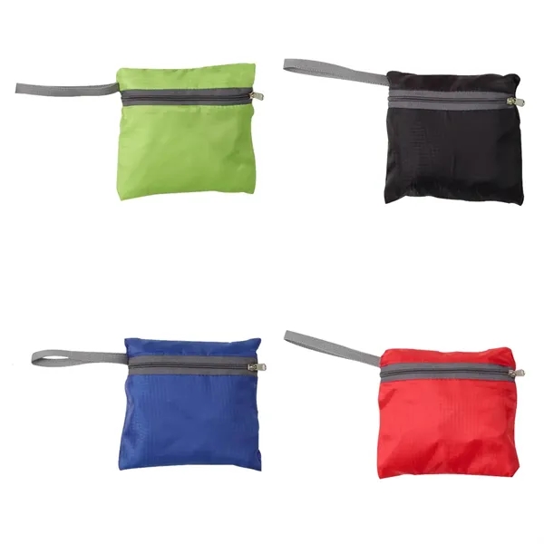 Foldable ripstop travel backpack plus 1 color silkscreen imprint on 1... from ASI 37218 Athena Promo (tm)