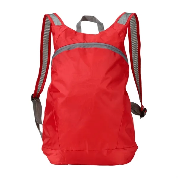 Foldable ripstop travel backpack plus 1 color silkscreen imprint on 1... from ASI 37218 Athena Promo (tm)